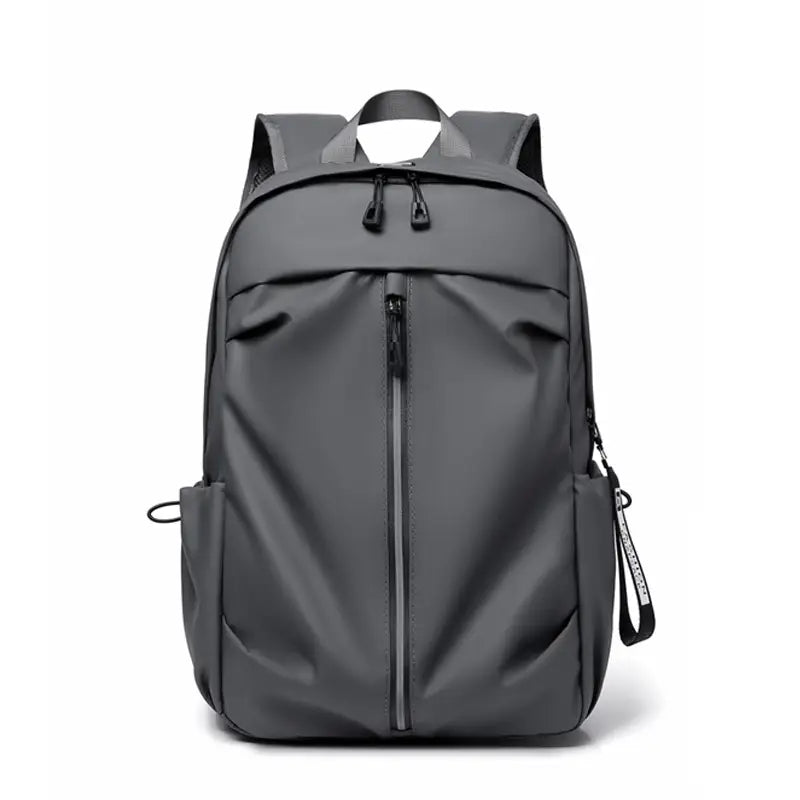 Light Gray Waterproof Men's Laptop Backpack