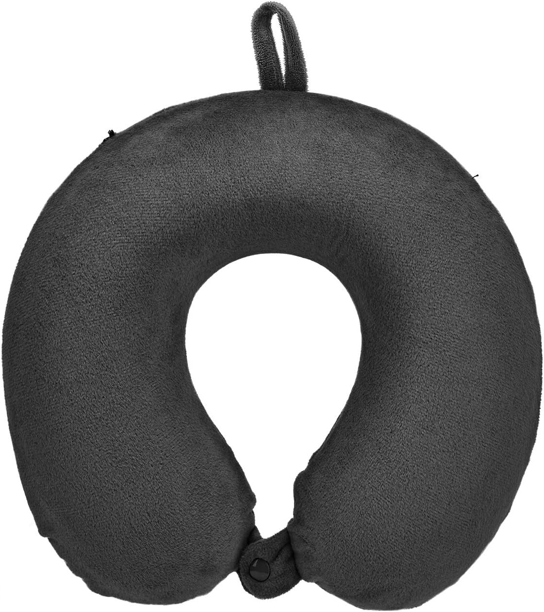 H HOMEWINS 100% Pure Memory Foam Travel Pillow – Soft Neck & Head Support Cushion for Airplane, Car, Home & Office (Random Color)