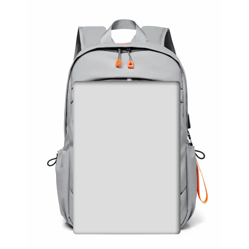 Light Gray Waterproof Men's Laptop Backpack